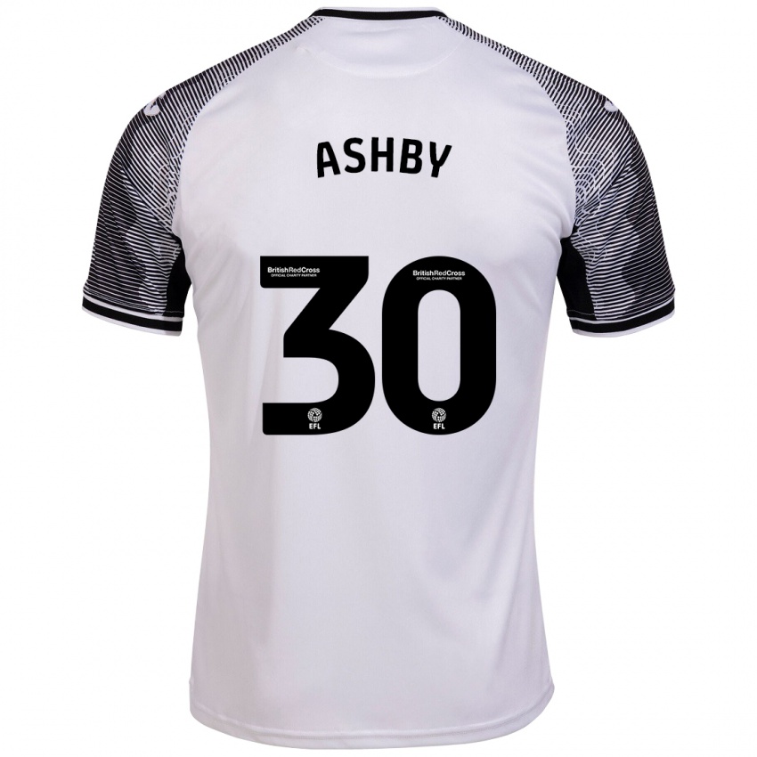Heren Harrison Ashby #30 Wit Thuisshirt Thuistenue 2023/24 T-Shirt