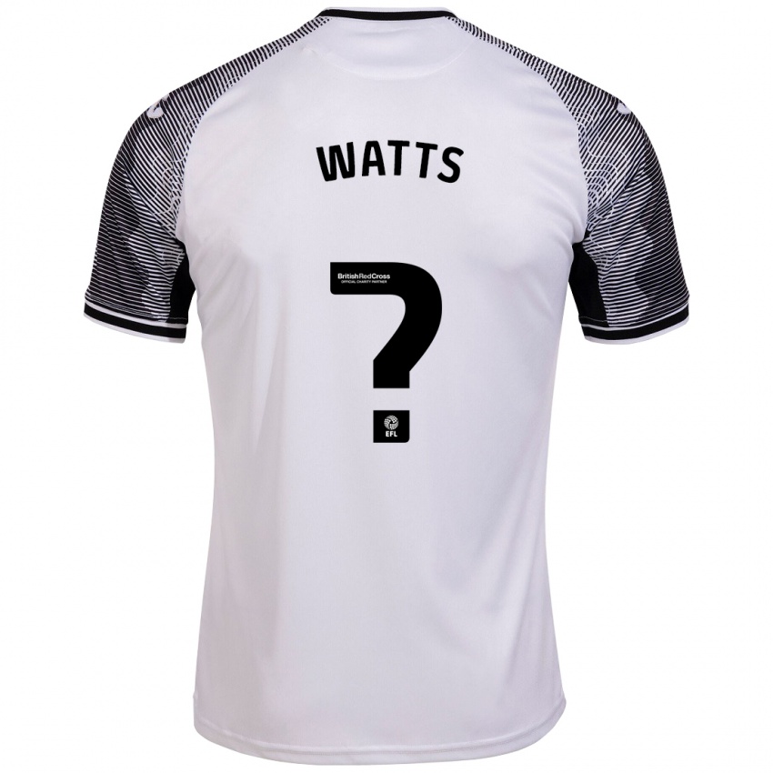 Heren Evan Watts #0 Wit Thuisshirt Thuistenue 2023/24 T-Shirt