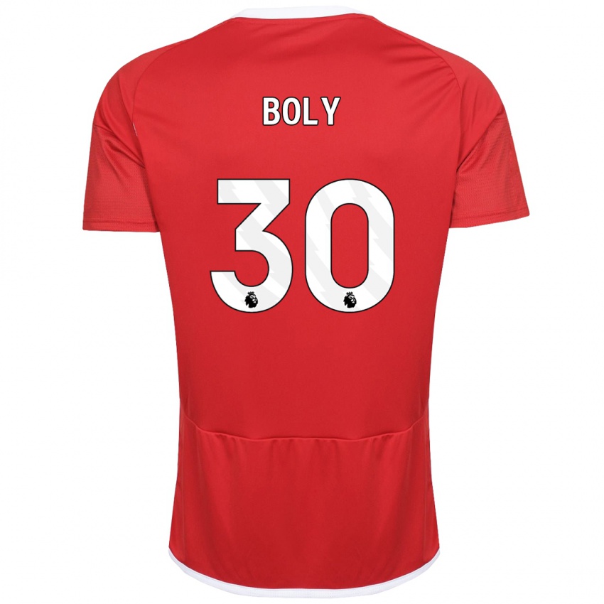 Heren Willy Boly #30 Rood Thuisshirt Thuistenue 2023/24 T-Shirt
