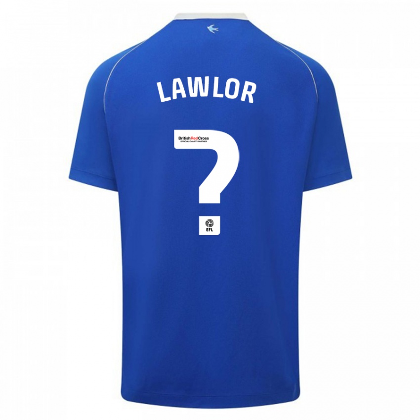 Heren Dylan Lawlor #0 Blauw Thuisshirt Thuistenue 2023/24 T-Shirt
