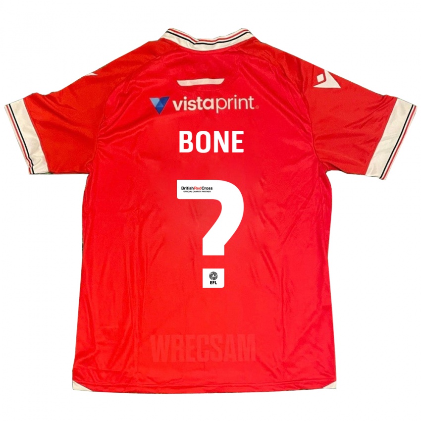 Heren Kai Bone #0 Rood Thuisshirt Thuistenue 2023/24 T-Shirt