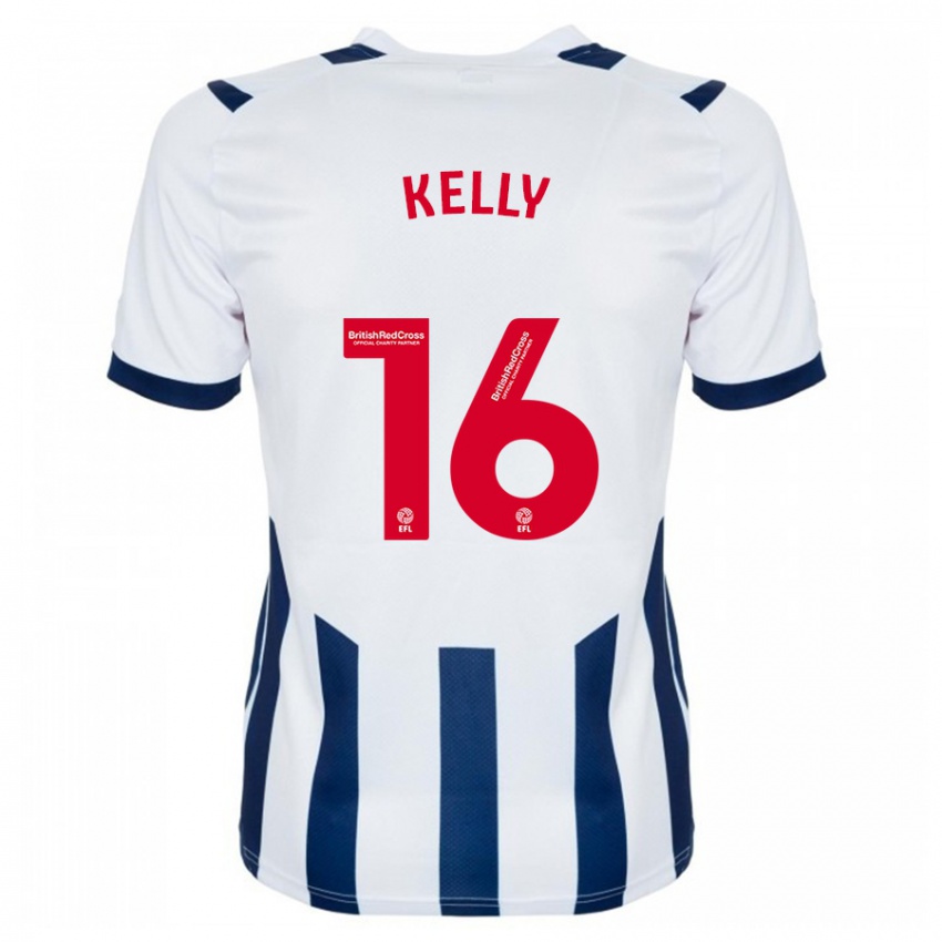 Heren Martin Kelly #16 Wit Thuisshirt Thuistenue 2023/24 T-Shirt