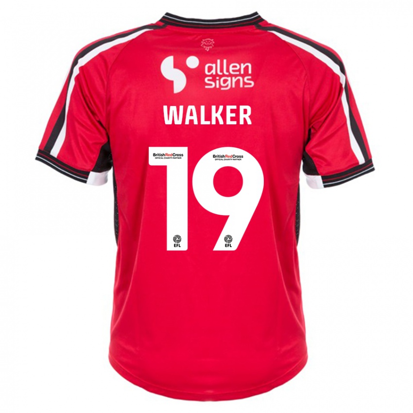 Heren Tyler Walker #19 Rood Thuisshirt Thuistenue 2023/24 T-Shirt