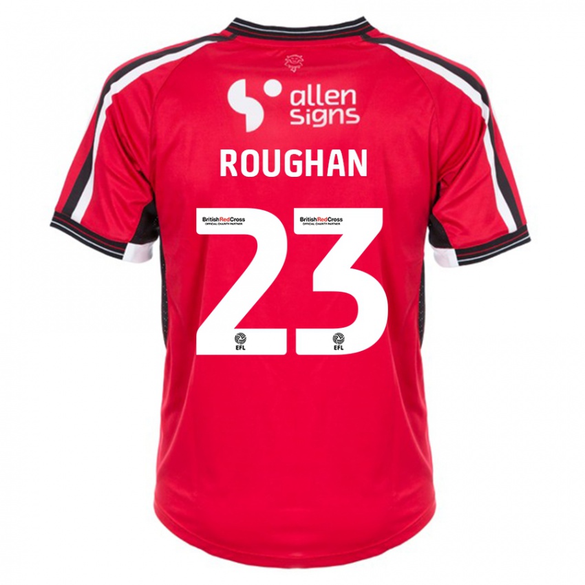 Heren Sean Roughan #23 Rood Thuisshirt Thuistenue 2023/24 T-Shirt