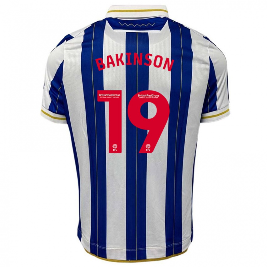 Heren Tyreeq Bakinson #19 Blauw Wit Thuisshirt Thuistenue 2023/24 T-Shirt