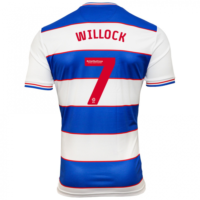 Heren Chris Willock #7 Wit Blauw Thuisshirt Thuistenue 2023/24 T-Shirt