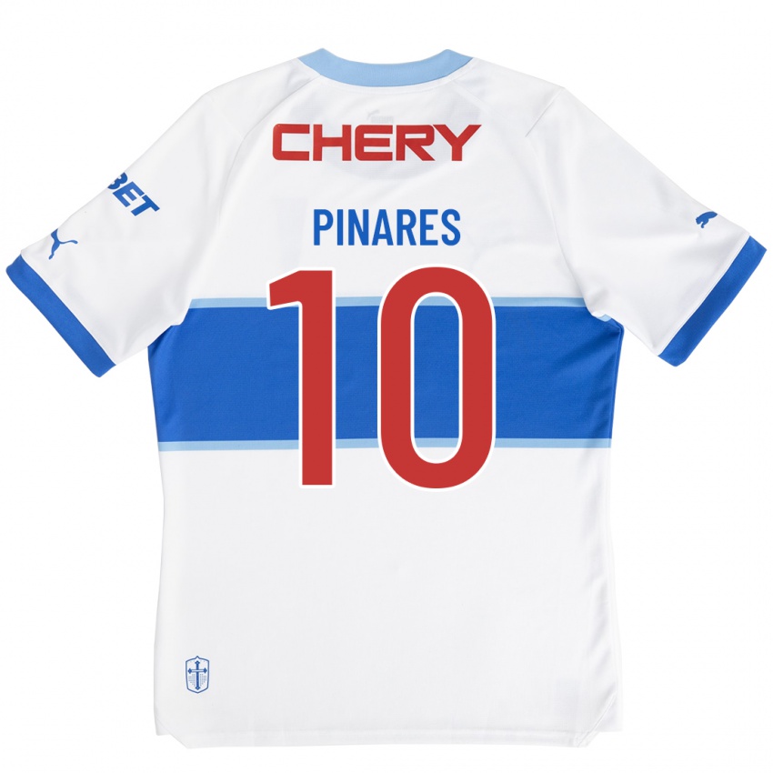 Heren Cesar Pinares #10 Wit Thuisshirt Thuistenue 2023/24 T-Shirt