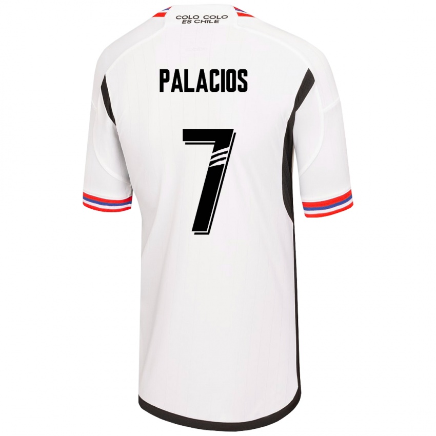 Heren Carlos Palacios #7 Wit Thuisshirt Thuistenue 2023/24 T-Shirt