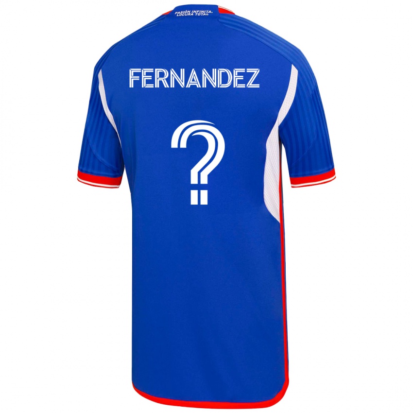 Heren José Matías Fernández #0 Blauw Thuisshirt Thuistenue 2023/24 T-Shirt