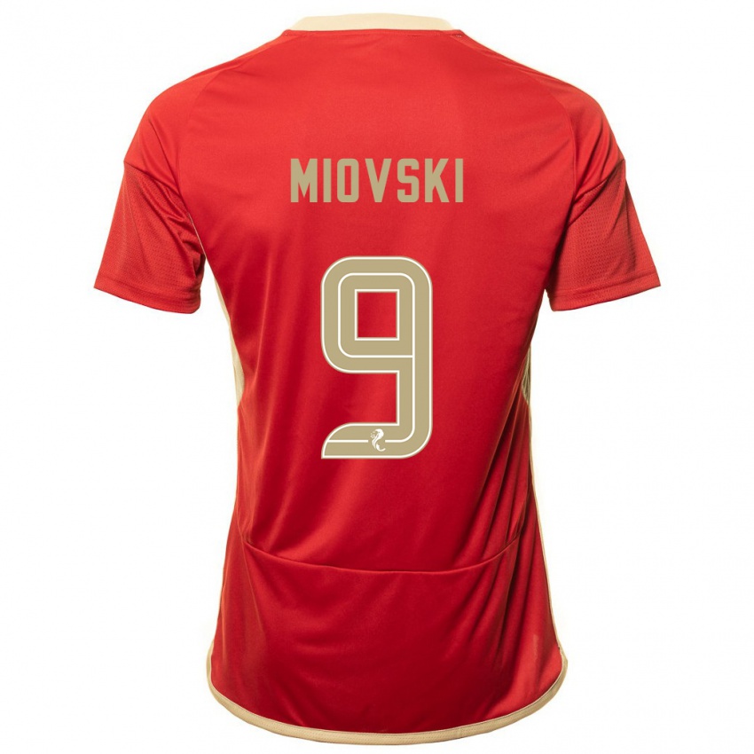 Heren Bojan Miovski #9 Rood Thuisshirt Thuistenue 2023/24 T-Shirt