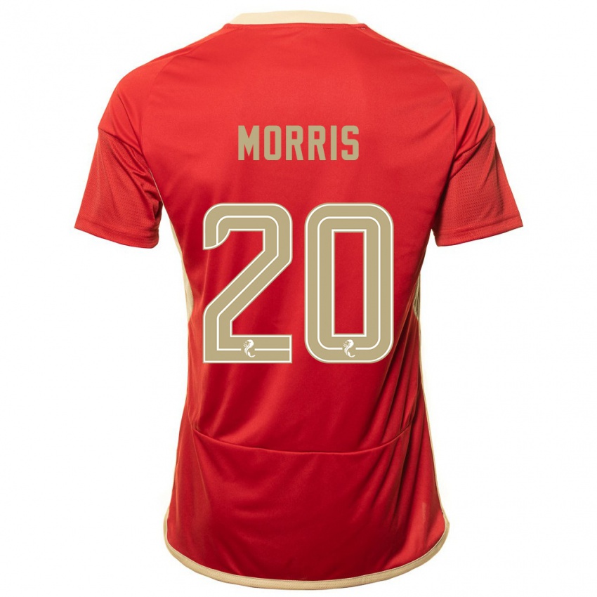 Heren Shayden Morris #20 Rood Thuisshirt Thuistenue 2023/24 T-Shirt