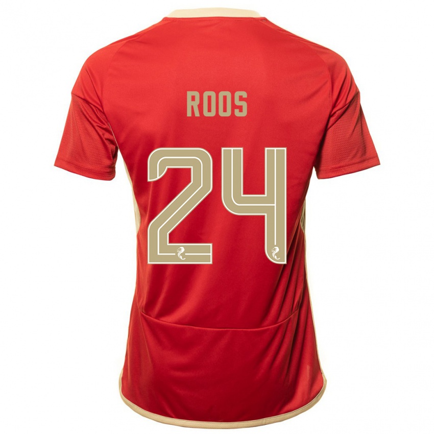Heren Kelle Roos #24 Rood Thuisshirt Thuistenue 2023/24 T-Shirt