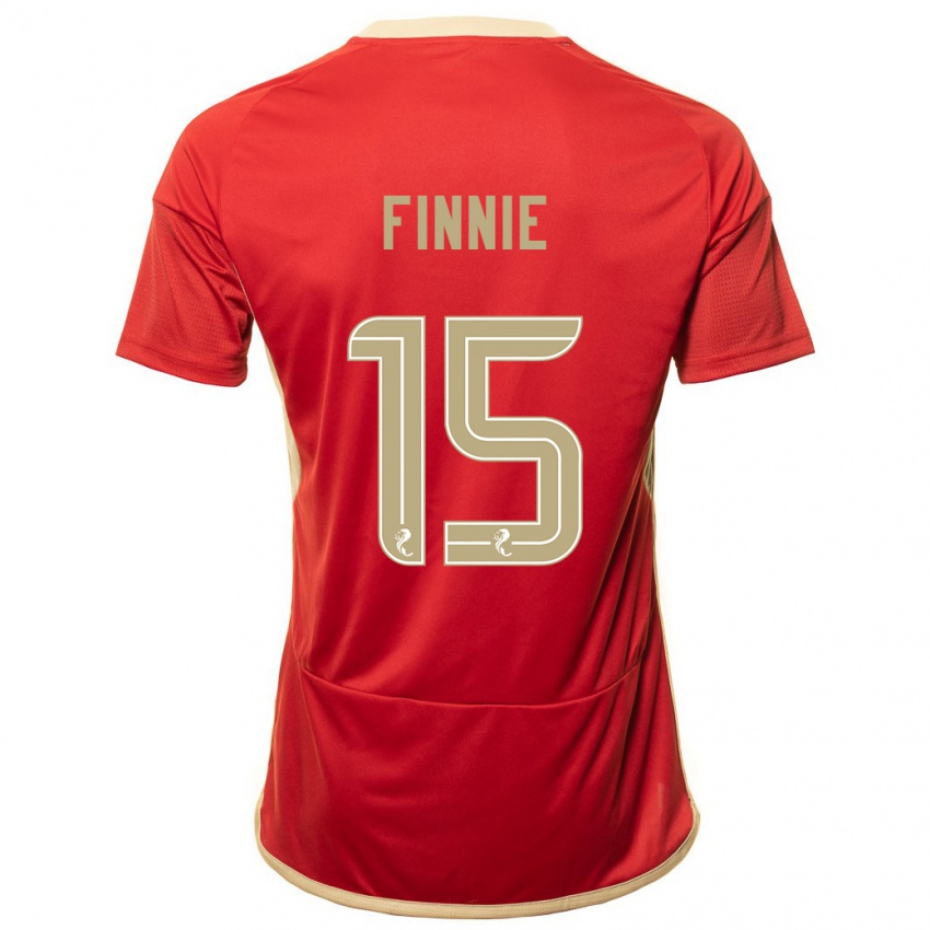 Heren Maddison Finnie #15 Rood Thuisshirt Thuistenue 2023/24 T-Shirt