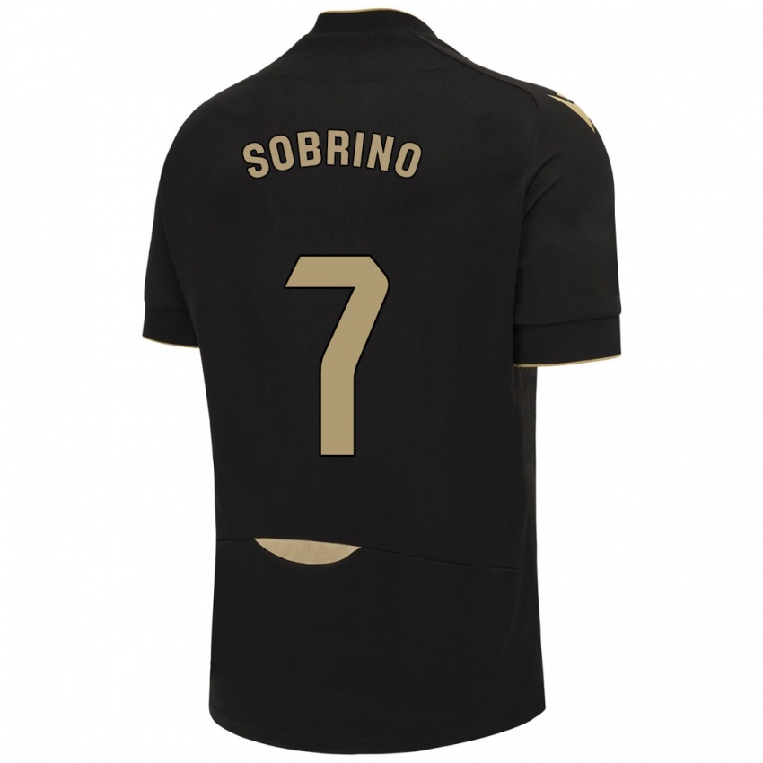 Heren Ruben Sobrino #7 Zwart Uitshirt Uittenue 2023/24 T-Shirt