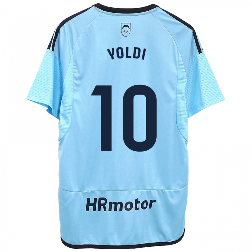 Heren Ander Yoldi #10 Blauw Uitshirt Uittenue 2023/24 T-Shirt