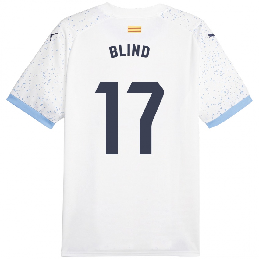 Heren Daley Blind #17 Wit Uitshirt Uittenue 2023/24 T-Shirt