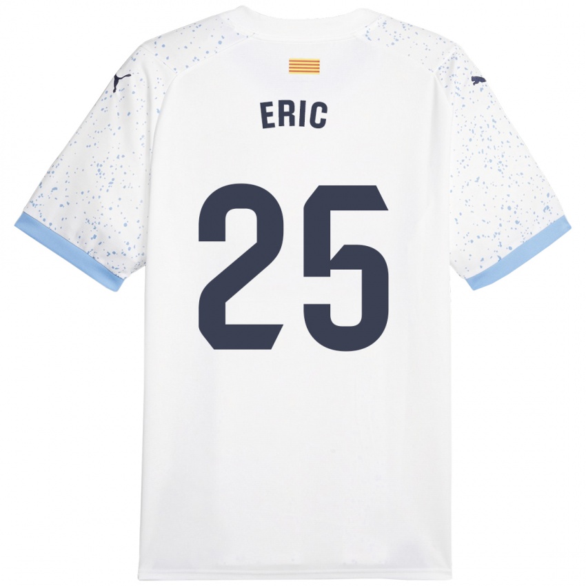 Heren Eric Garcia #25 Wit Uitshirt Uittenue 2023/24 T-Shirt
