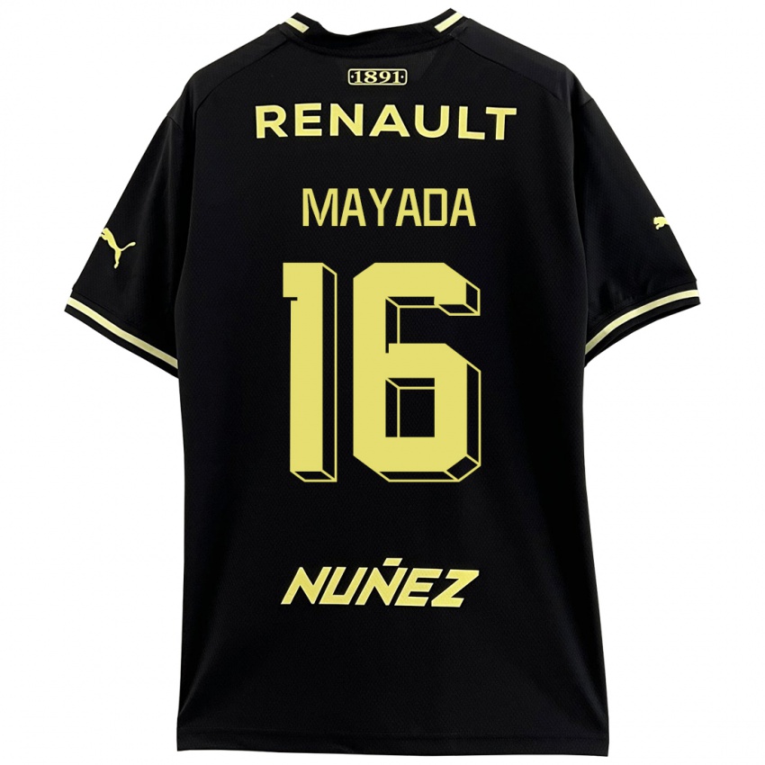 Heren Camilo Mayada #16 Zwart Uitshirt Uittenue 2023/24 T-Shirt