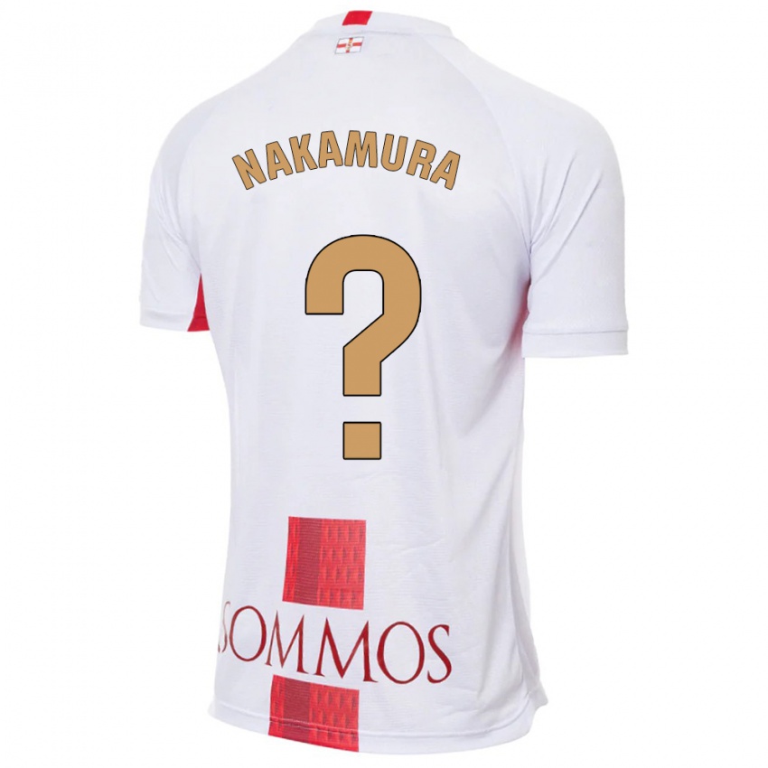 Heren Togo Nakamura #0 Wit Uitshirt Uittenue 2023/24 T-Shirt