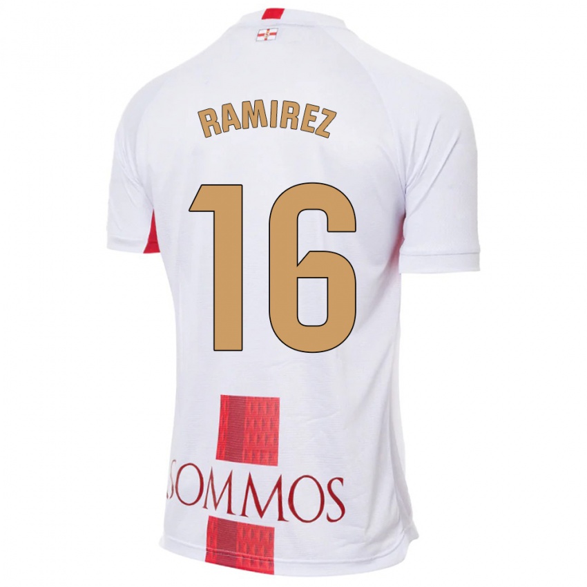 Heren Vanesa Ramírez #16 Wit Uitshirt Uittenue 2023/24 T-Shirt