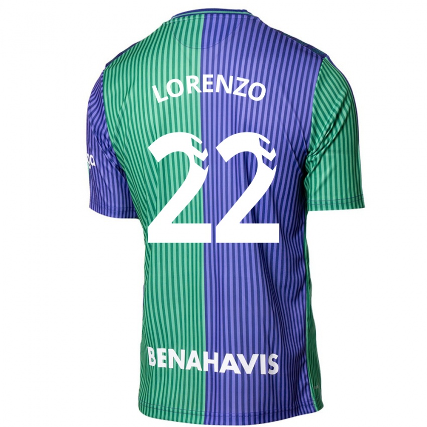 Heren Dani Lorenzo #22 Groen Blauw Uitshirt Uittenue 2023/24 T-Shirt