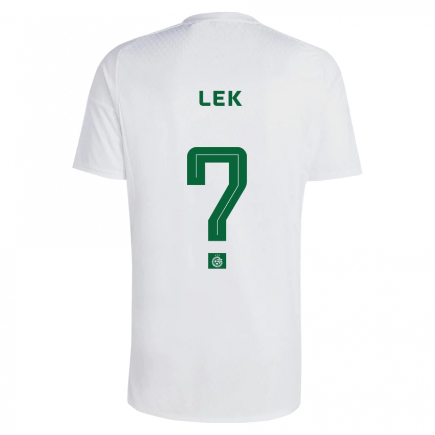 Heren Einan Lek #0 Groen Blauw Uitshirt Uittenue 2023/24 T-Shirt