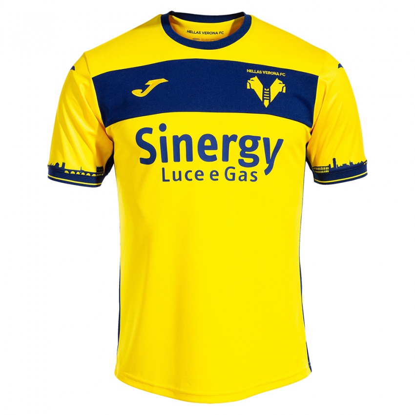 Heren Irene Lotti #27 Geel Uitshirt Uittenue 2023/24 T-Shirt