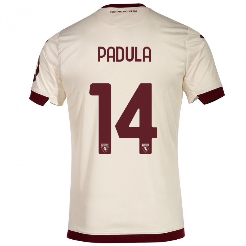 Heren Cristian Padula #14 Champagne Uitshirt Uittenue 2023/24 T-Shirt