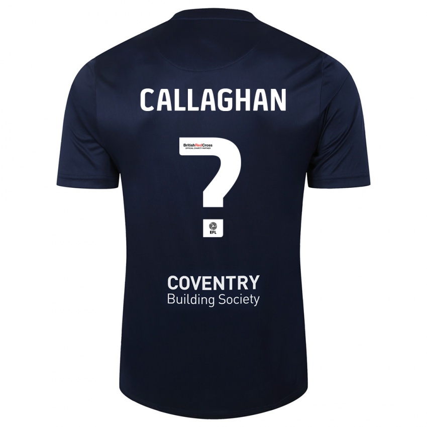 Heren Charlie Callaghan #0 Rode Marine Uitshirt Uittenue 2023/24 T-Shirt