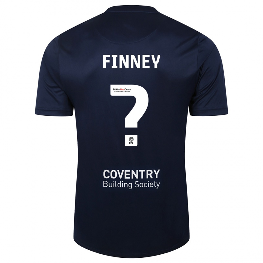 Heren Charlie Finney #0 Rode Marine Uitshirt Uittenue 2023/24 T-Shirt