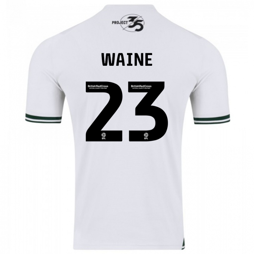 Heren Ben Waine #23 Wit Uitshirt Uittenue 2023/24 T-Shirt