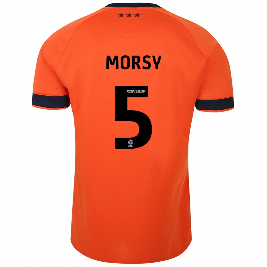Heren Samy Morsy #5 Oranje Uitshirt Uittenue 2023/24 T-Shirt