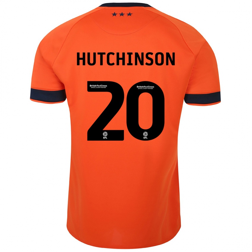 Heren Omari Hutchinson #20 Oranje Uitshirt Uittenue 2023/24 T-Shirt
