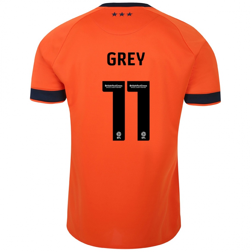 Heren Anna Grey #11 Oranje Uitshirt Uittenue 2023/24 T-Shirt