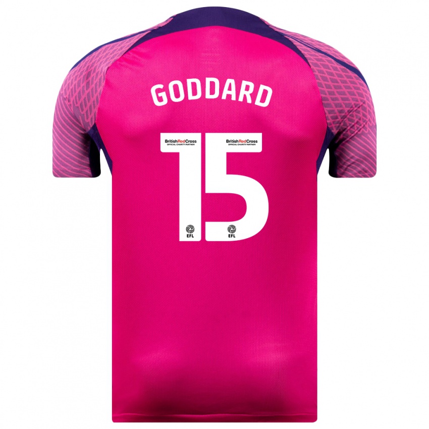 Heren Amy Goddard #15 Paars Uitshirt Uittenue 2023/24 T-Shirt