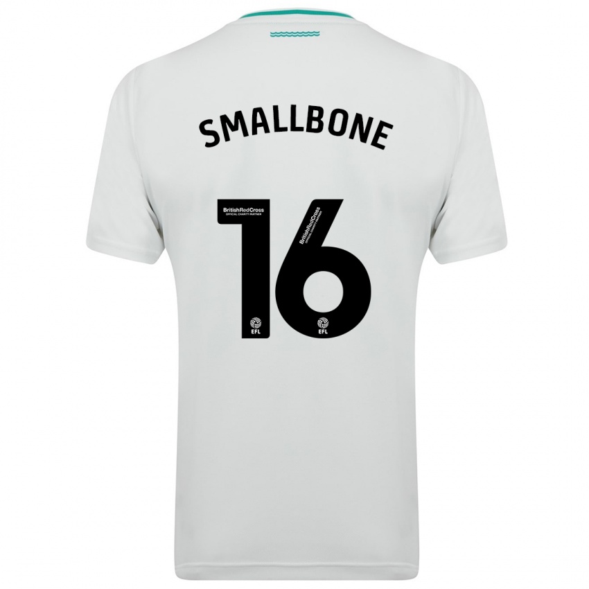 Heren Will Smallbone #16 Wit Uitshirt Uittenue 2023/24 T-Shirt
