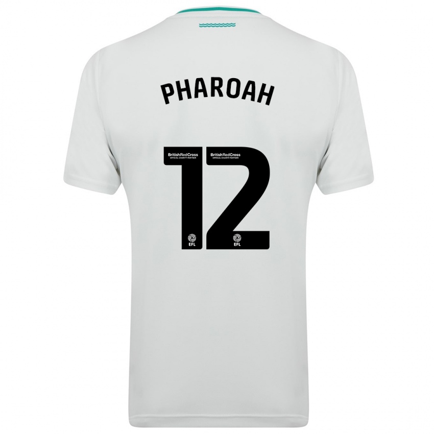 Heren Sophia Pharoah #12 Wit Uitshirt Uittenue 2023/24 T-Shirt