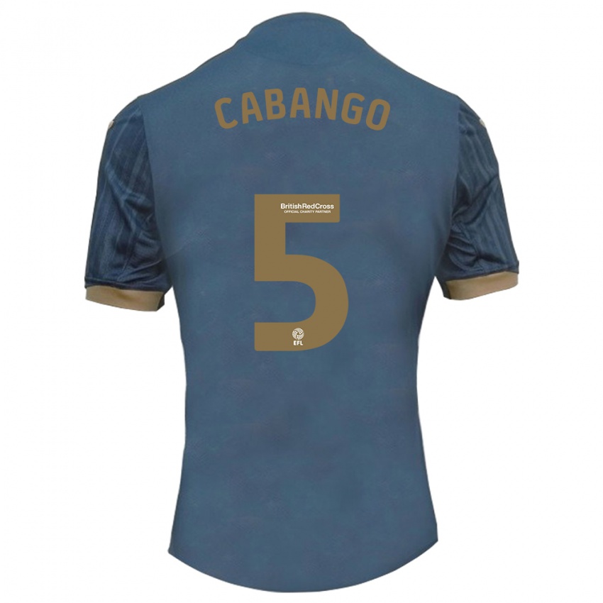 Heren Ben Cabango #5 Donkerblauw Uitshirt Uittenue 2023/24 T-Shirt