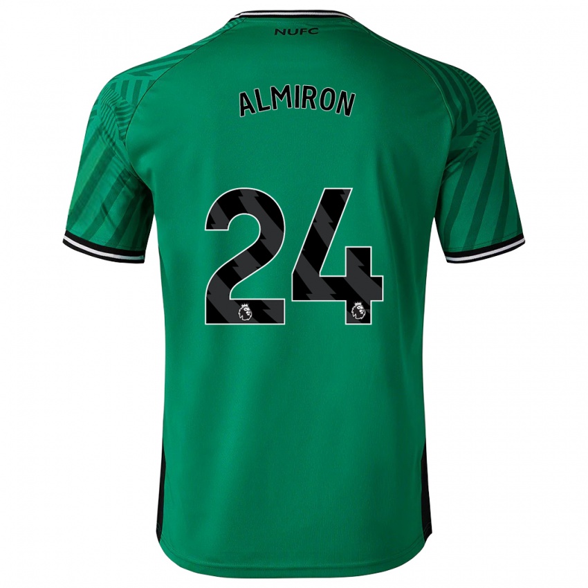 Heren Miguel Almiron #24 Groente Uitshirt Uittenue 2023/24 T-Shirt