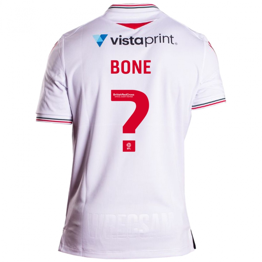 Heren Kai Bone #0 Wit Uitshirt Uittenue 2023/24 T-Shirt