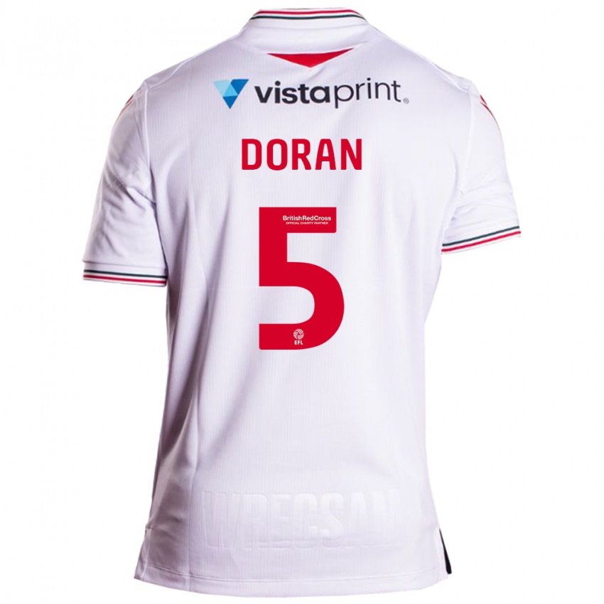 Heren Louisha Doran #5 Wit Uitshirt Uittenue 2023/24 T-Shirt