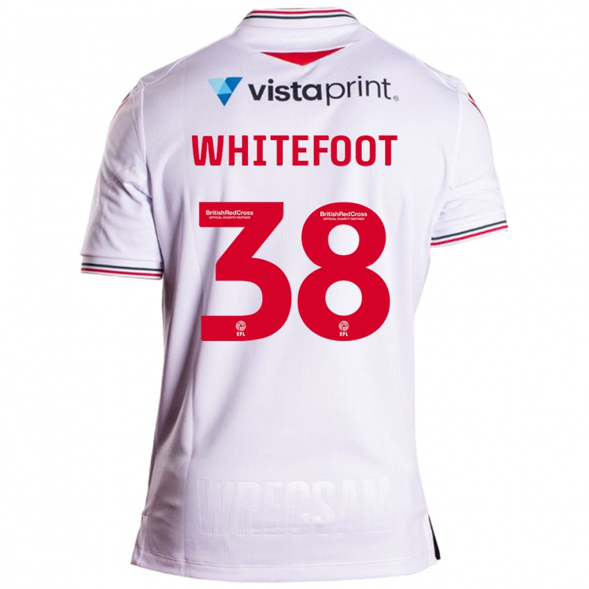 Heren Lily Whitefoot #38 Wit Uitshirt Uittenue 2023/24 T-Shirt