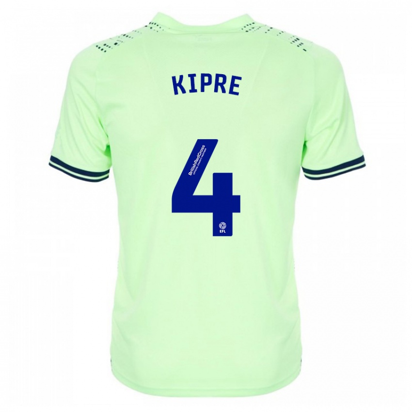 Heren Cédric Kipré #4 Marine Uitshirt Uittenue 2023/24 T-Shirt