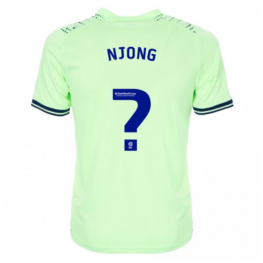 Heren Alessandro Njong #0 Marine Uitshirt Uittenue 2023/24 T-Shirt