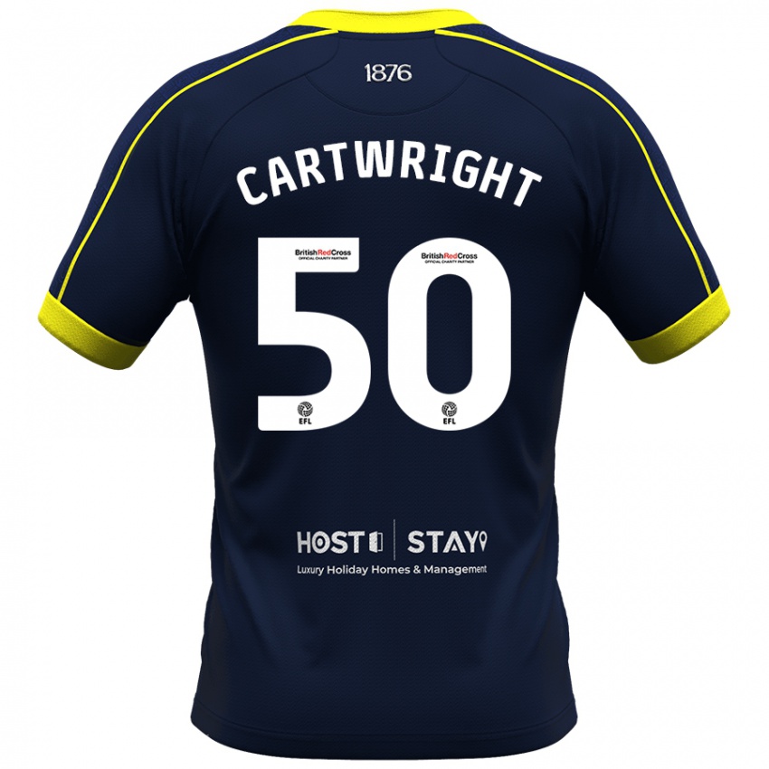 Heren Fin Cartwright #50 Marine Uitshirt Uittenue 2023/24 T-Shirt