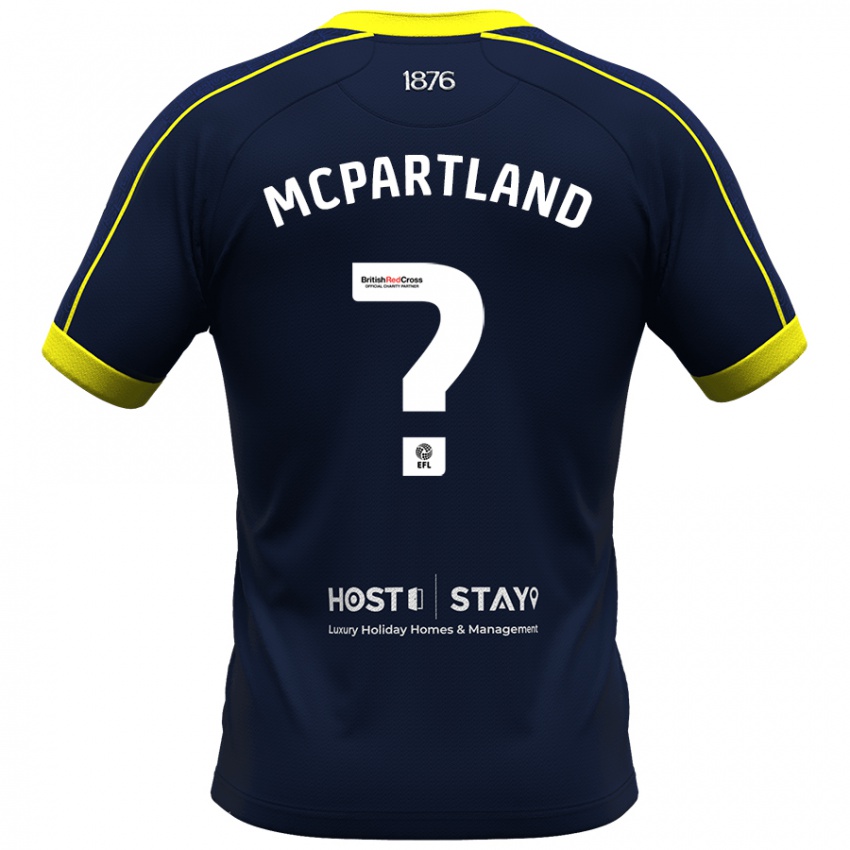 Heren Will Mcpartland #0 Marine Uitshirt Uittenue 2023/24 T-Shirt