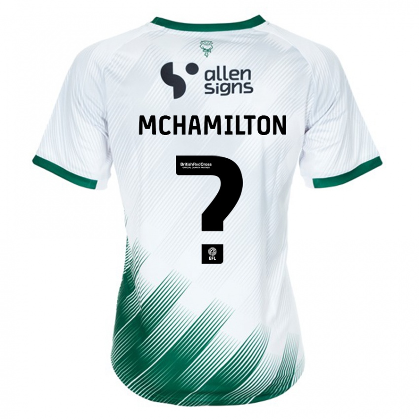 Heren Toni Mchamilton #0 Wit Uitshirt Uittenue 2023/24 T-Shirt