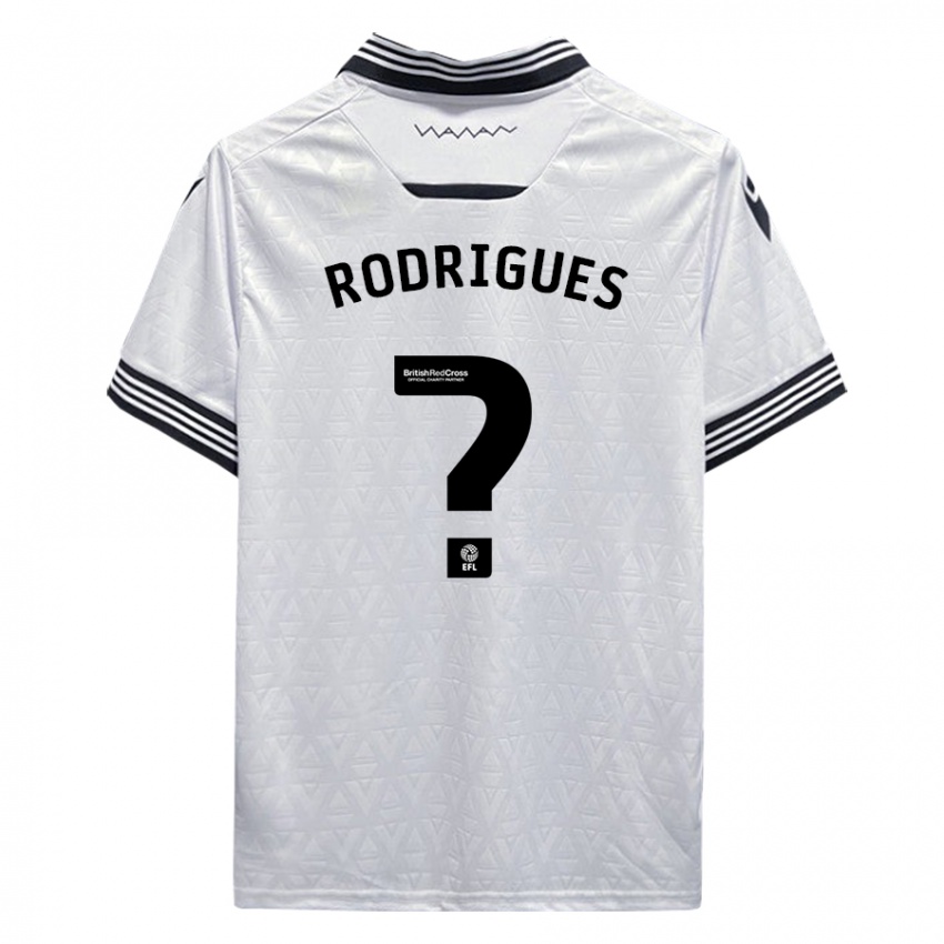 Heren Carlos Rodrigues #0 Wit Uitshirt Uittenue 2023/24 T-Shirt