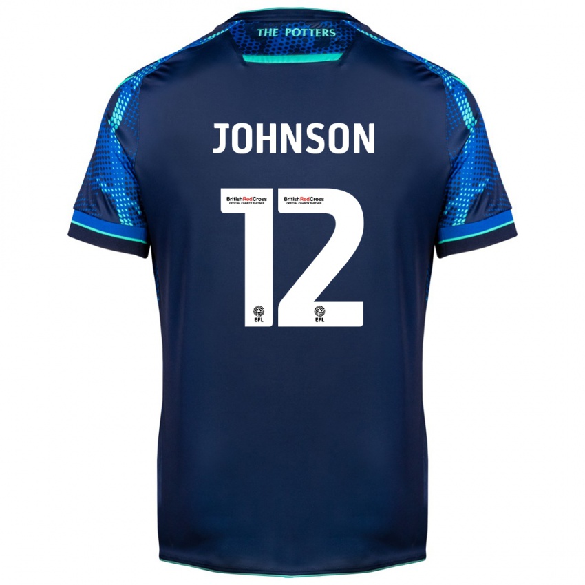 Heren Daniel Johnson #12 Marine Uitshirt Uittenue 2023/24 T-Shirt