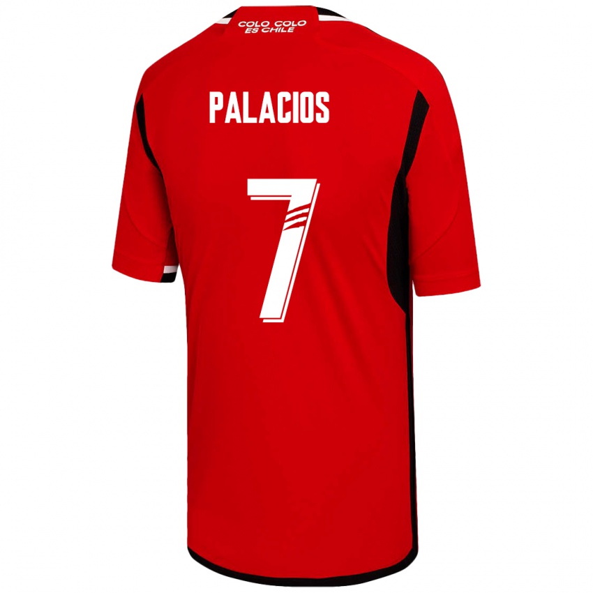 Heren Carlos Palacios #7 Rood Uitshirt Uittenue 2023/24 T-Shirt